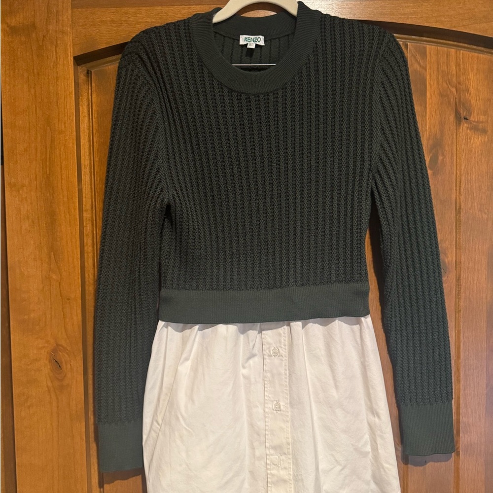 Kenzo Textured green Sweater
